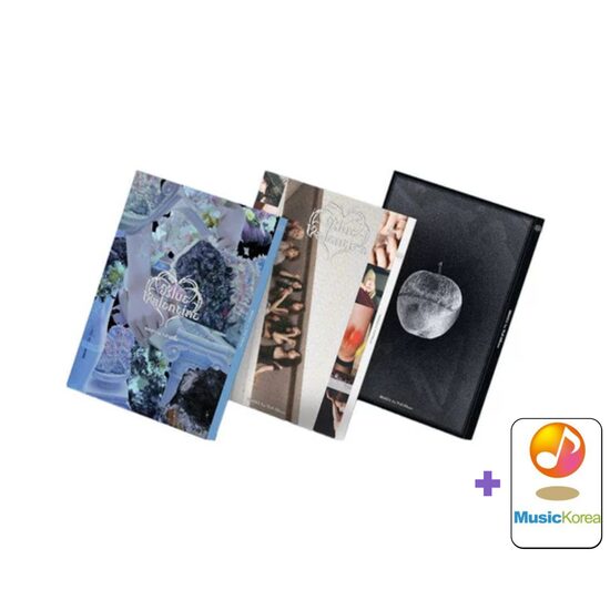 NMIXX - 1st Full Album [Blue Valentine] (Standard Ver.) + MusicKorea Photocard